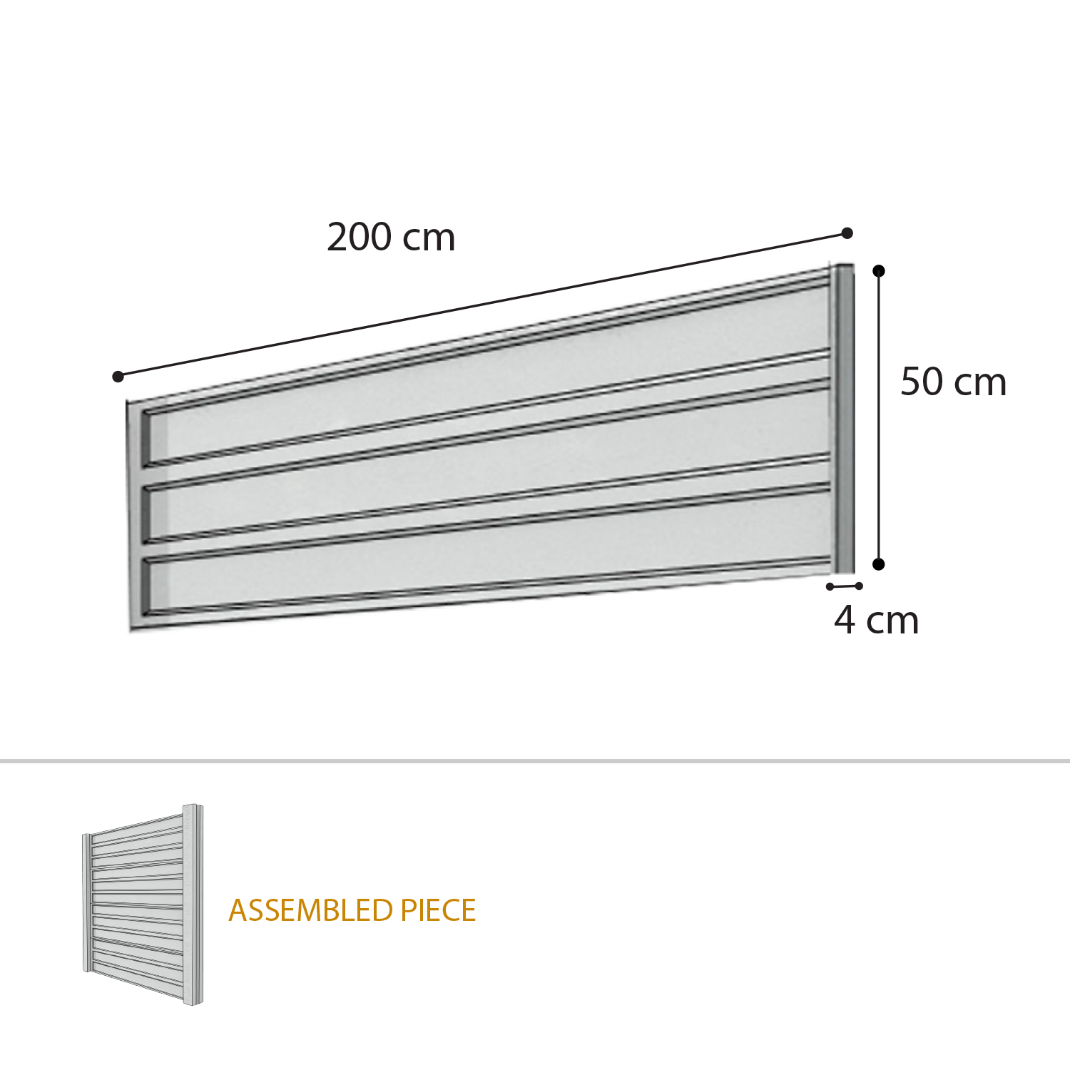 Reinforced Concrete Panel for Restrictions